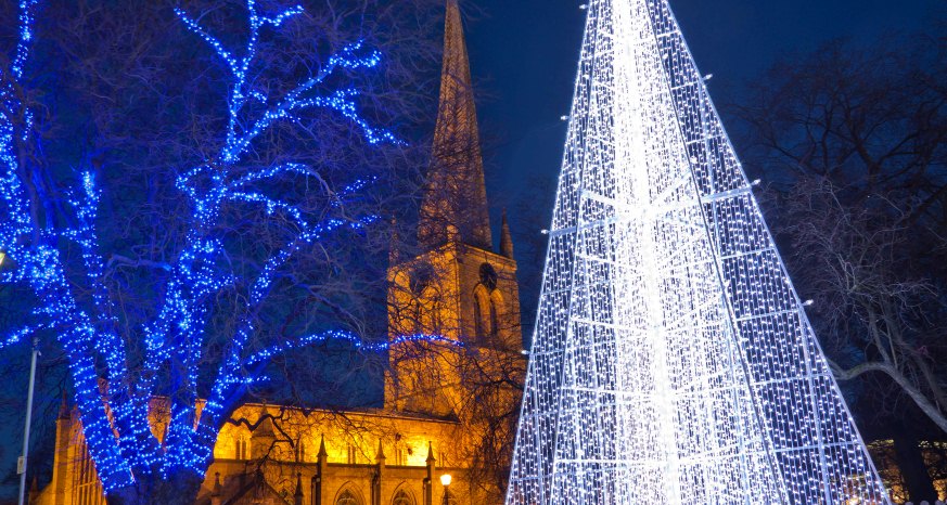 Chesterfield Christmas Market and Lights Switch on