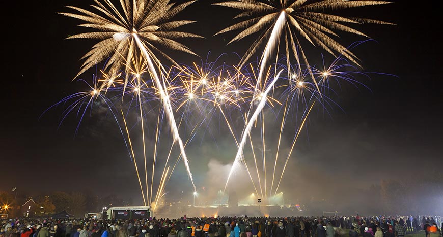 Chesterfield Events - Stand Road Firework Display