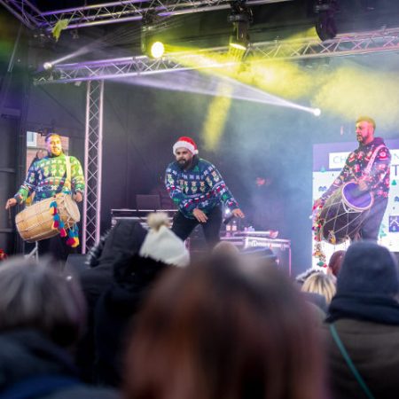 Chesterfield Christmas Lights Switch On Stage