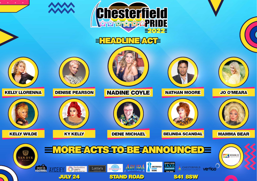 Chesterfield Pride acts