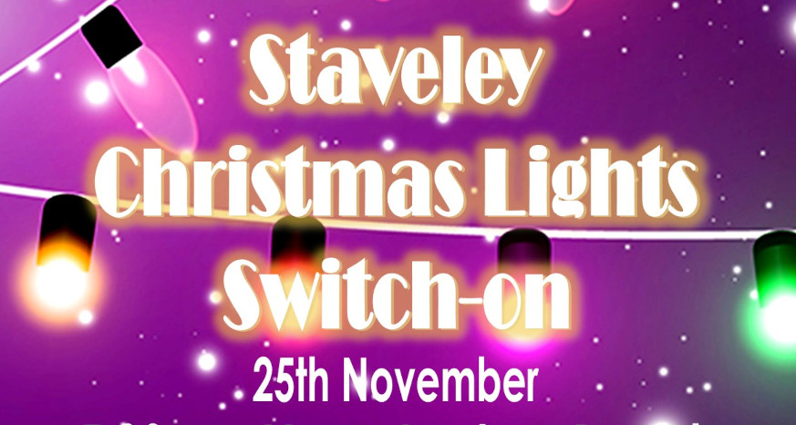 Staveley Christmas Light Switch on 2023 poster