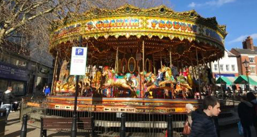 Chesterfield carousel fairground ride