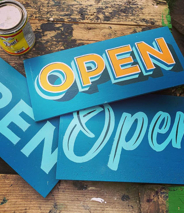 Chesterfield artist to create free open signs for local businesses