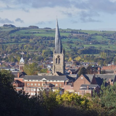 Chesterfield spire view