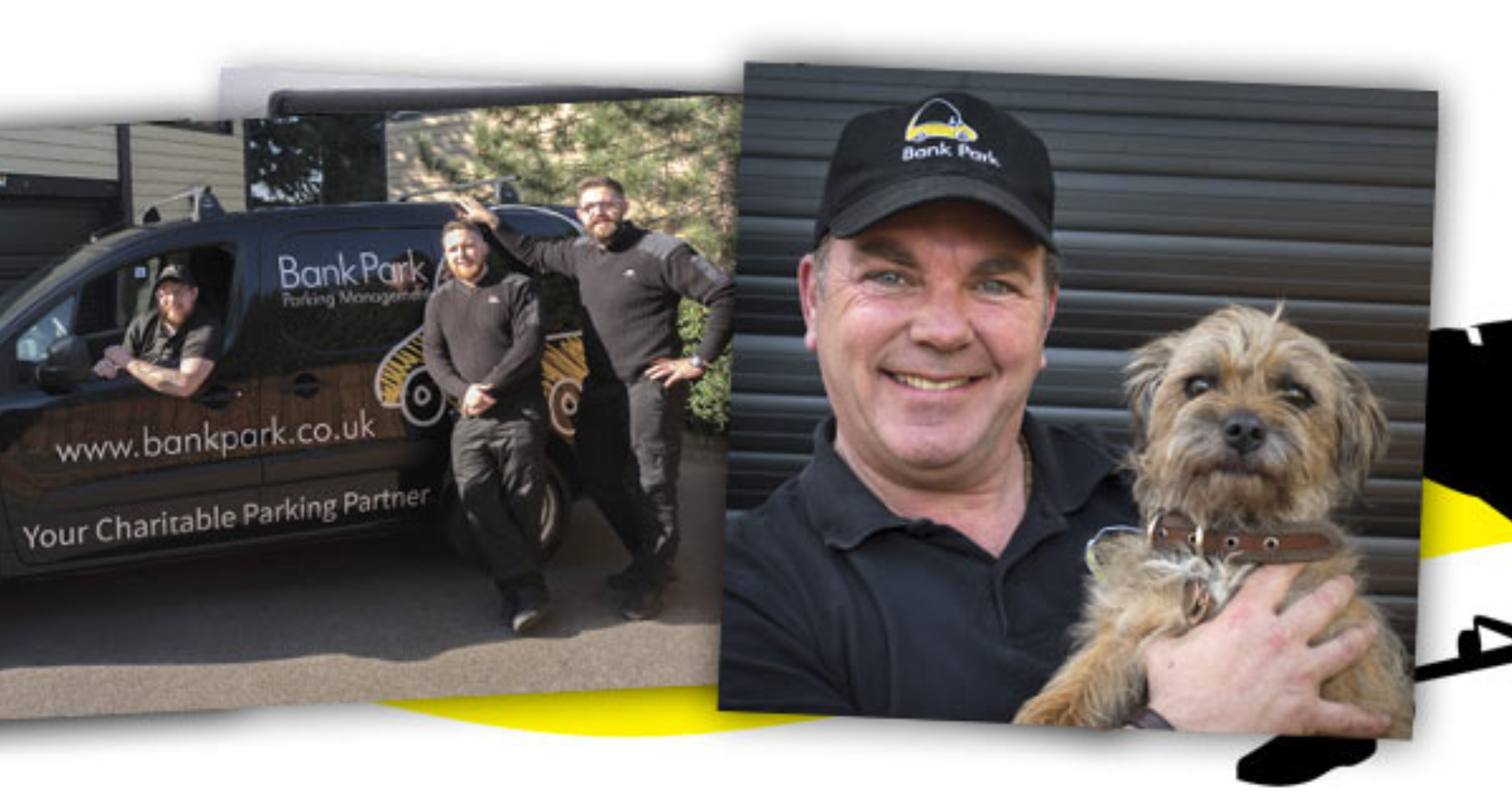 Bank Park man holding a dog