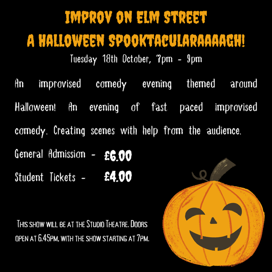 Improv on Elm Street A Halloween Spooktacularaaaagh! Destination