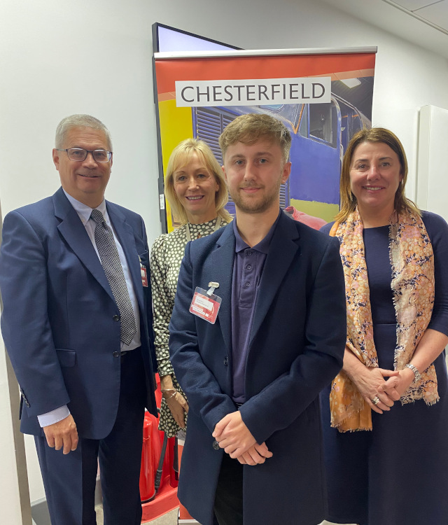 Speakers at the Made in Chesterfield launch event 2022