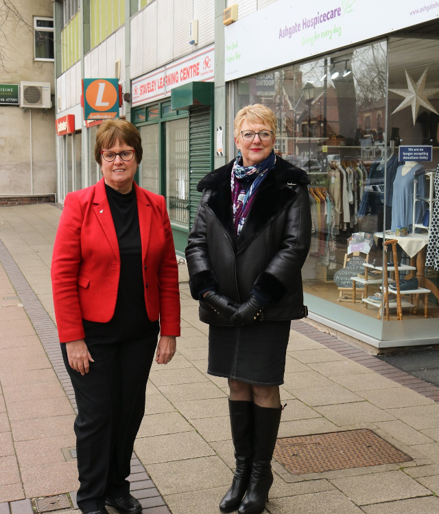 Cllr Gilby and Cllr Sarvent_Staveley High Street