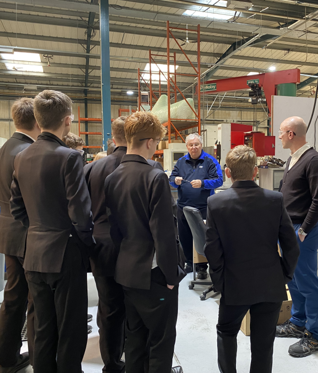 Made in Chesterfield - Students visit CBE+