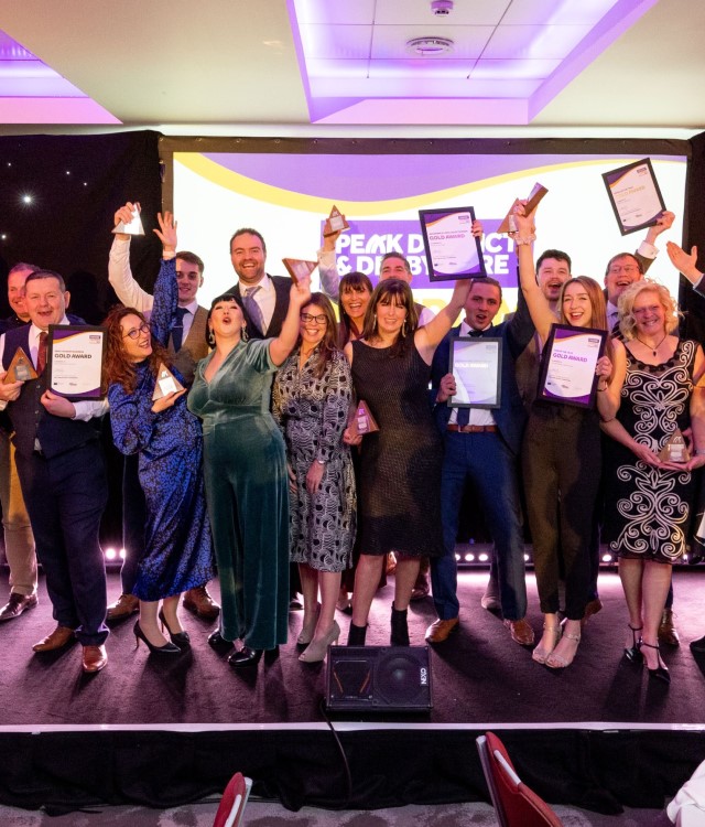 Gold winners at the 2023 Peak District and Derbyshire Tourism Awards