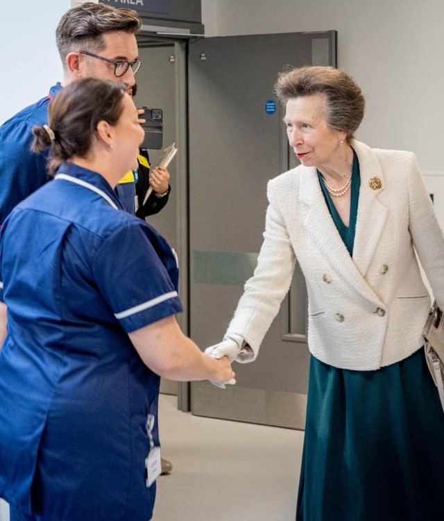 HRH The princess Royal opening new emergency care department