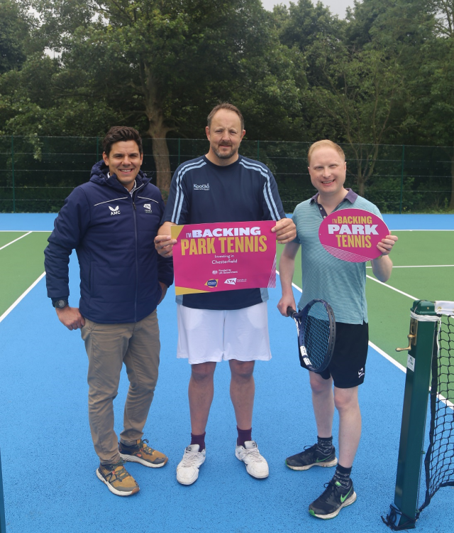 Staveley Tennis courts refurbishment