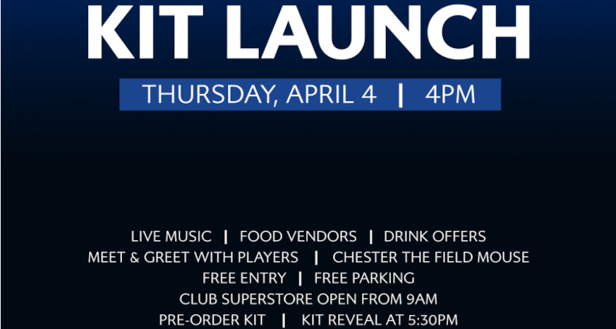 Chesterfield FCKit Launch Poster