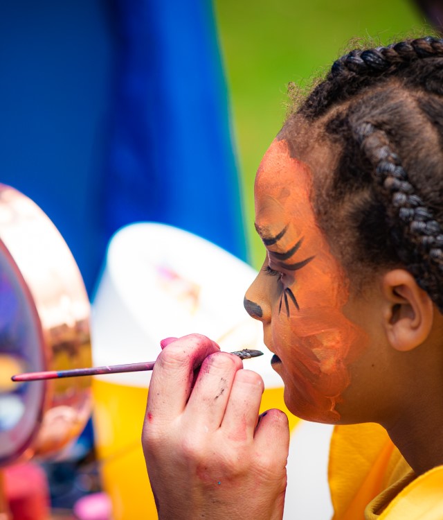 Chesterfield Childrens Festival face painting 2023