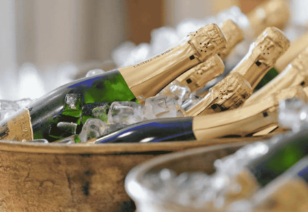 champagne on ice