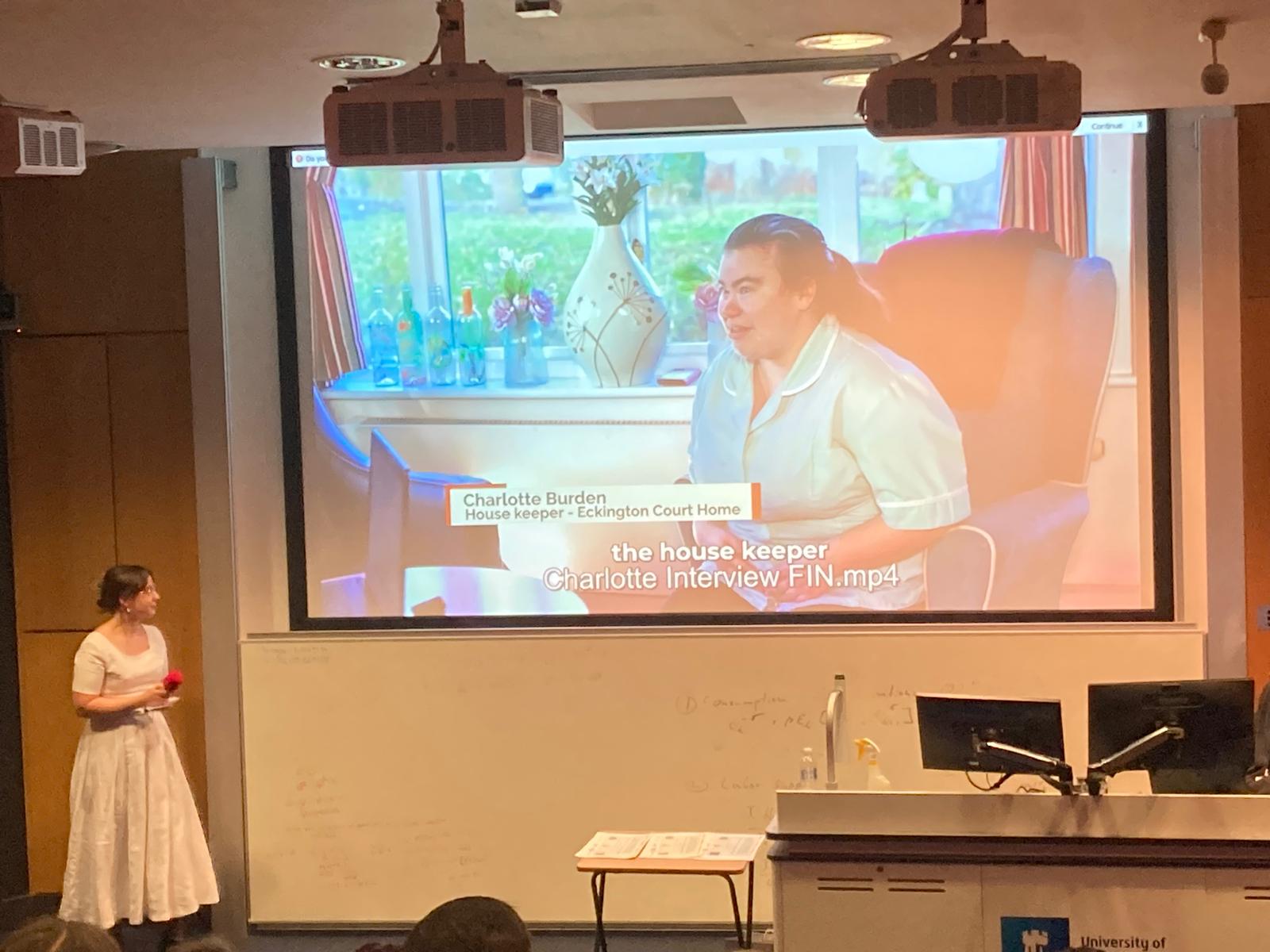 Launching a video at an event