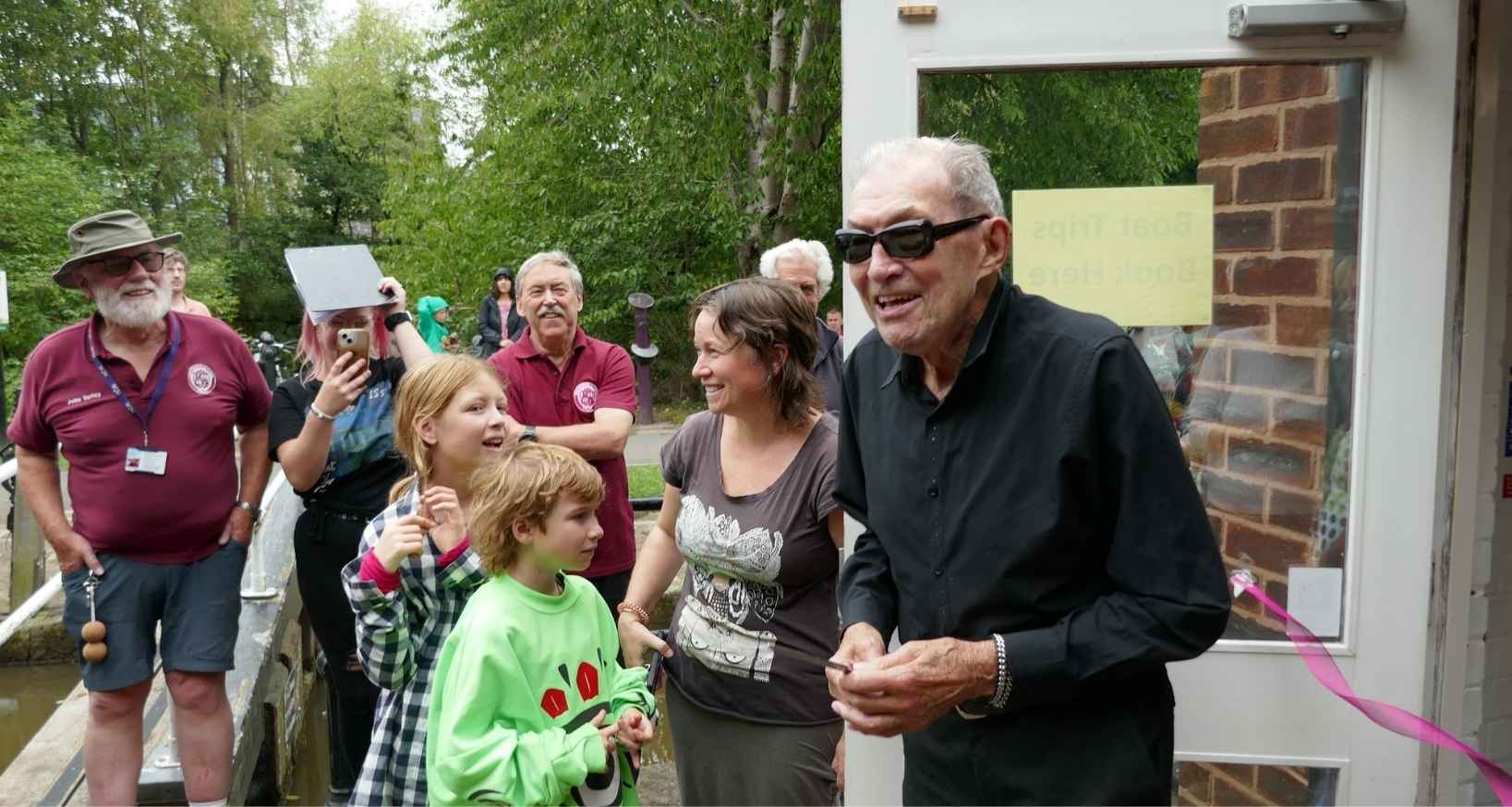 Dave Berry, Musician reopening Tapton Lock Visitor Centre