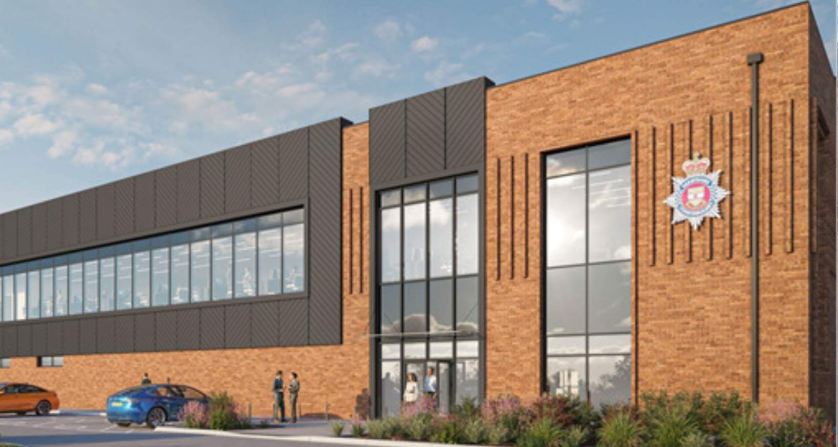 Artists impression of the new Derbyshire Constabulary custody suite in Chesterfield