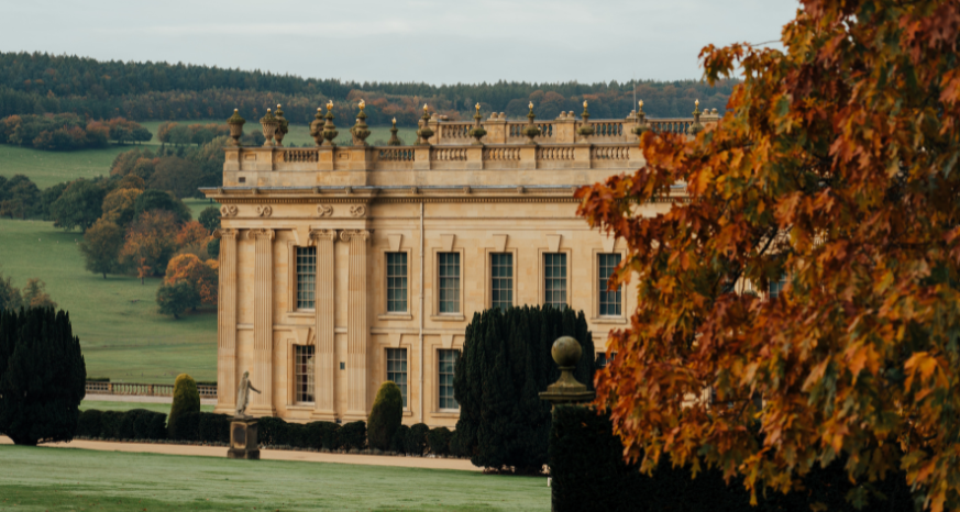 Autumnal Chatswrth house credit