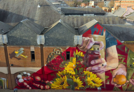 mural unveiled in Chesterfield