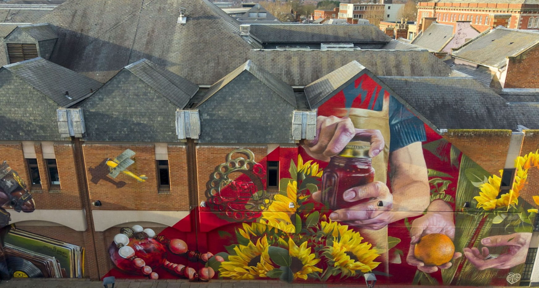 mural unveiled in Chesterfield