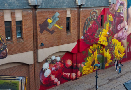 mural unveiled in Chesterfield