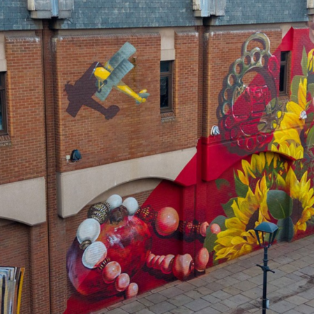 mural unveiled in Chesterfield for storybook