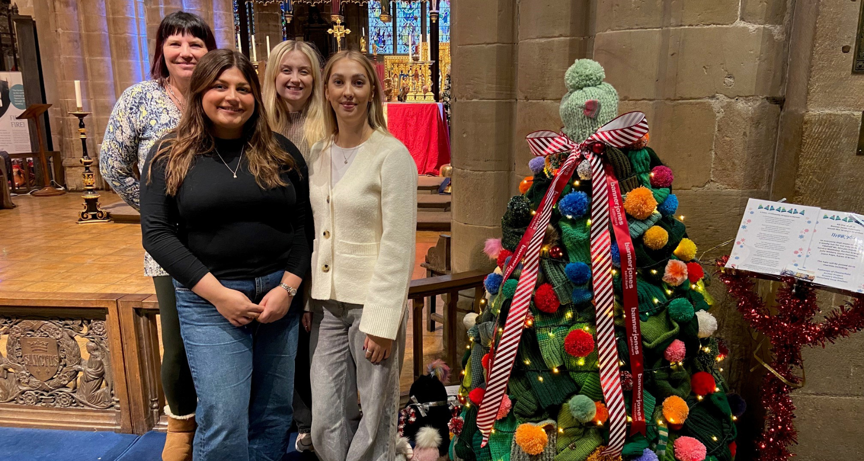 Banner jones xmas tree