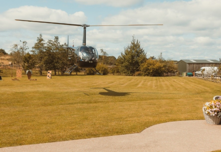 Peak Edge hotel helicopter