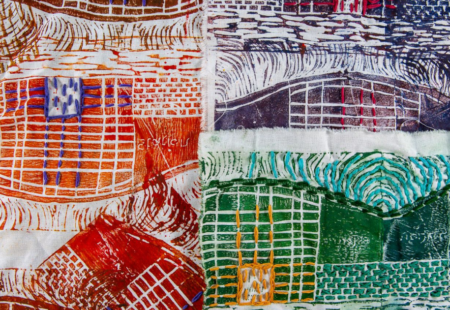 Art exhibition in the town centre.