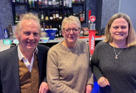 Cllr Lismore, Cllr Sarvent and Iwona Kossek