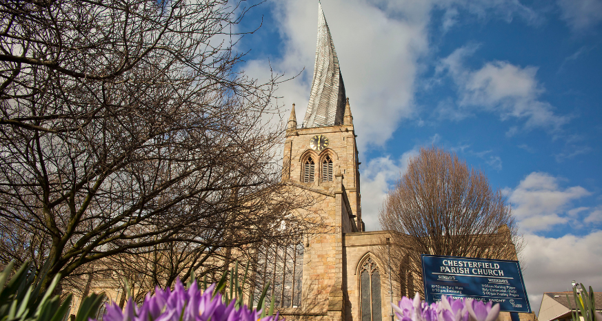 Crooked spire spring
