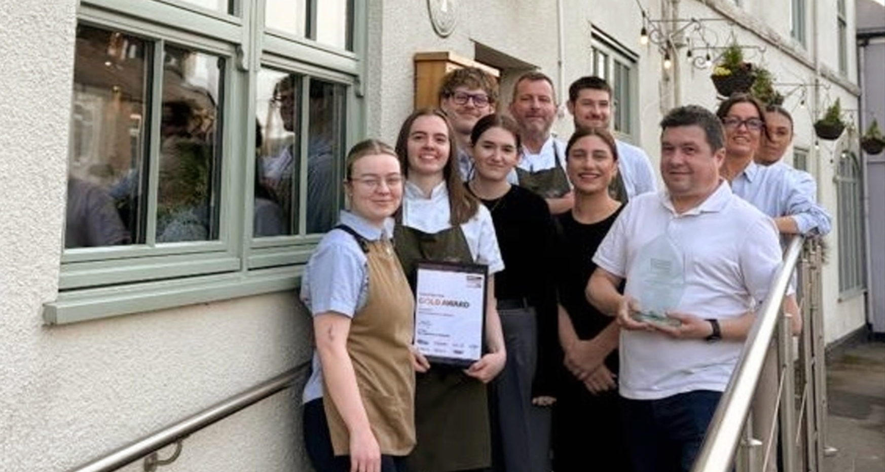 The Tickled trout winning award