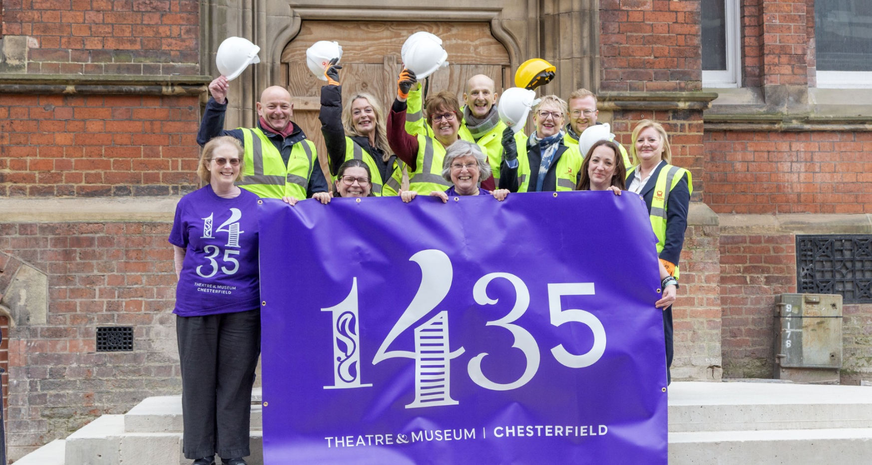 Chesterfield Borough Council outside Stephenson Memorial hall