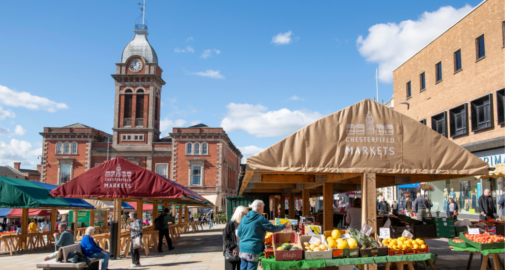 Chesterfield Market in Chesterfield