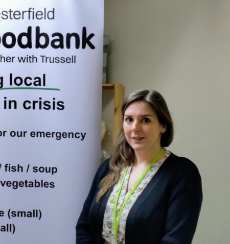 Meet our Champion of the Week, Jacqueline DeVeaux, Communications, Engagement and Funding Manager at Chesterfield Foodbank.