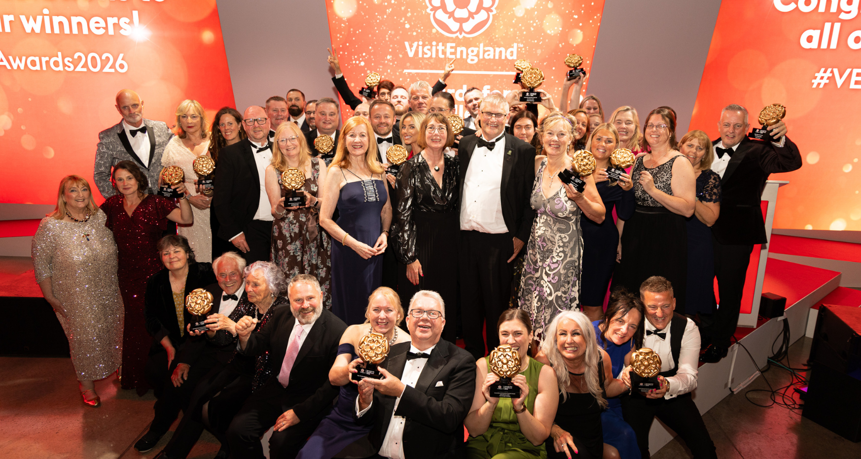 Gold winners at VisitEngland Awards