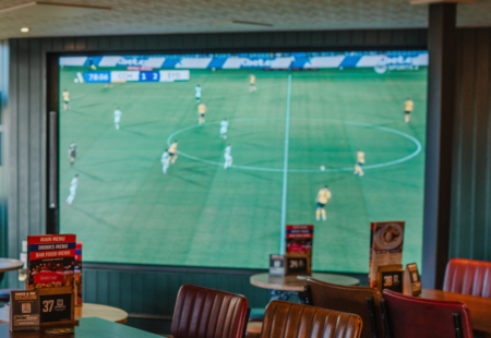 The Red Lion pub in Brimington sports screen